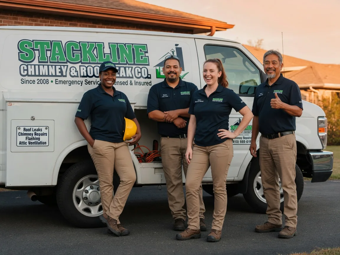 Chimney flashing repair company in Oakwood, VA